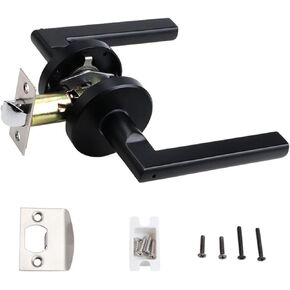 304 Stainless Steel Bathroom Lock Keyless Household Press Reverse Button Mechanical 1Pcs(Brushed Silver) in Kuwait