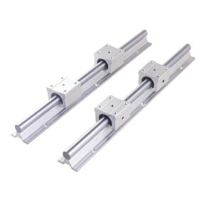 2PCS Linear Guide Rails SBR12 SBR16 SBR20 300-1500mm + 4PCS SBR16/12/20UU Bearing Blocks Smooth Motion Parts(SBR12,1200mm) in Kuwait