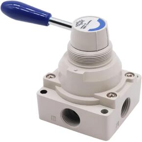 4HV210-06 صمام هوائي، رافعة دوارة صمام يدوي للتحكم في تدفق الهواء 0 ~ 1.0mpa 0‑145Psi 2 موضع 4 اتجاهات، 1 قطعة in Kuwait