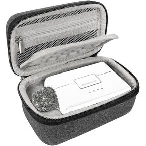 حقيبة حمل ميكروفون Geekria for Creators متوافقة مع حقيبة شحن DJI Mic Mini، حقيبة سفر ذات هيكل صلب للميكروفون، حقيبة سفر محمولة مع تخزين الكابل (رمادي) in Kuwait