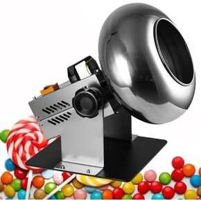 200WMini Chocolate Panning Machine,Electric Sugar Coating and Chocolate Polishing Machine,Automatic Tablet Coating Machine,with Blower and Stand in Kuwait