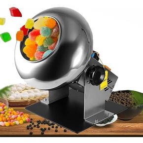 Small Commercial Sugar Coating Machine,Automatic Tablet Coating Machine,Electric Chocolate Polishing Machine with,Including Stand and Blower in Kuwait