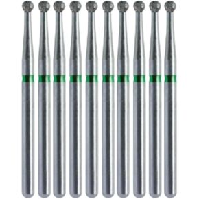 10 Pack of Diamond Burs FG Round - Multi-Use Friction Grip Burs (10 Burs Per Pack) ISO 801-010 Thru 801-021 in Various Grits in Saudi Arabia