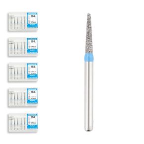 مخروطي الشكل، مبتور، قطر 1.8 ملم. مثقاب أسنان ماسي متوسط ​​الحصباء 25 قطعة. 168.18 م2 in Kuwait