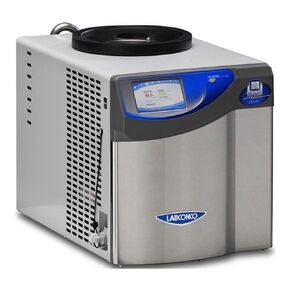 Labconco 700202070 مجفف تجميد فوق الطاولة للمنطقة الحرة مع ملف من الفولاذ المقاوم للصدأ مطلي بمادة PTFE، سعة 2.5 لتر، -50 درجة مئوية، قابس هندي، 230 فولت، 50 هرتز، 7 أمبير in Kuwait