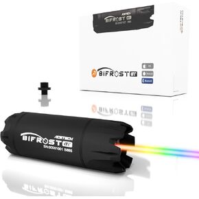 وحدة تتبع ACETECH Airsoft Pistol/Riffle RGB مع تطبيق بلوتوث للتحكم Bifrost BT 14 مم CCW خيط سلبي مع محول M14- إلى M11+ يتوهج في اللون الأخضر الداكن/الأحمر BB LED تأثير إضاءة RGB in Kuwait