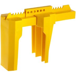 Brady Prinzing Ball Valve Lockout, Large, for 2"-8" Outside Pipe Diameter, Yellow in Kuwait