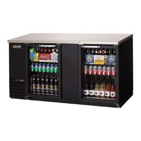 EBB69G Back Bar Cooler Cabinet 2 Glass Doors, 115v, NSF - 24 cu. ft. in Kuwait