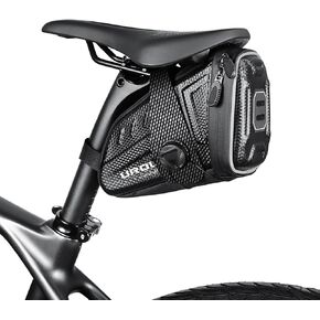 Bike Saddle Bag For Rear Rack Waterproof,Bike Seat Bag Black，Bike Pack Under Seat 1.5L in Kuwait