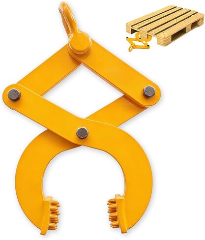 مشبك سحب البليت، 2T/4409 LBS، ساحبة البليت شديدة التحمل لسحب المنصات أو الأخشاب أو الأشياء الثقيلة فتحة الفك 8 بوصة (برتقالي، 4409LBS) in Kuwait