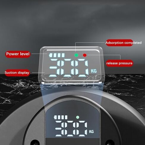 Electric glass suction Cup – Cordless Vacuum Lifter for Tiles, Glass, Marble – Dual Motors, 660 LBS Suction, LCD Display, 4500mAh Battery in Kuwait