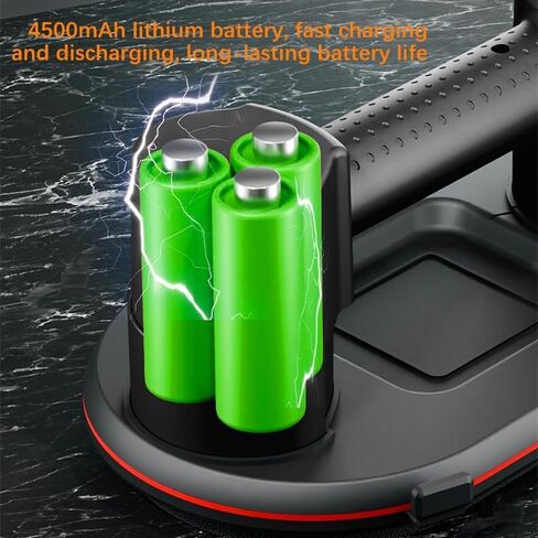 Electric glass suction Cup – Cordless Vacuum Lifter for Tiles, Glass, Marble – Dual Motors, 660 LBS Suction, LCD Display, 4500mAh Battery in Kuwait