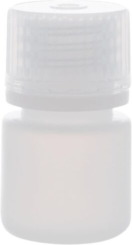 EISCO - عبوة مكونة من 12 زجاجة كاشفة شفافة معقمة ذات فم ضيق HDPE سعة 8 مل مع أغطية من البولي بروبيلين، مانعة للتسرب، مقاومة للمواد الكيميائية، زجاجات تخزين مختبرية، نطاق درجة حرارة -100 إلى 120 درجة مئوية in Saudi Arabia