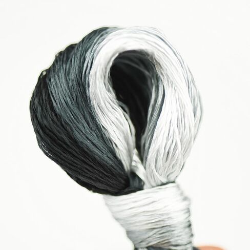 100 ٪ Mulberry اليد المصبوغ بالحرير الخيط ، خيط التطريز ، 4 بقع كل 24 ياردة (97-6) in Kuwait