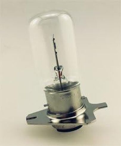 Technical Precision 25W 6V Incandescent Miniature Medical, Microscope Lamp Light Bulb Replacement for Carl Zeiss 125/16 Slit Lamp Light Bulb P47D Double Contact Base with Flange - Clear - 1 Pack in Kuwait