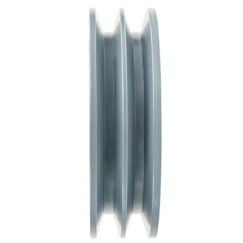 2BK65H/H-1-1/4 Compressor 6.25" Dual Groove Pulley Belt B Section 5L - for Masterdrive Mechanical Power Transmis Part - Cast Iron Pulley Replacement w/ 1-1/4" Sheave Bushing - Gray Solid Steel in Saudi Arabia