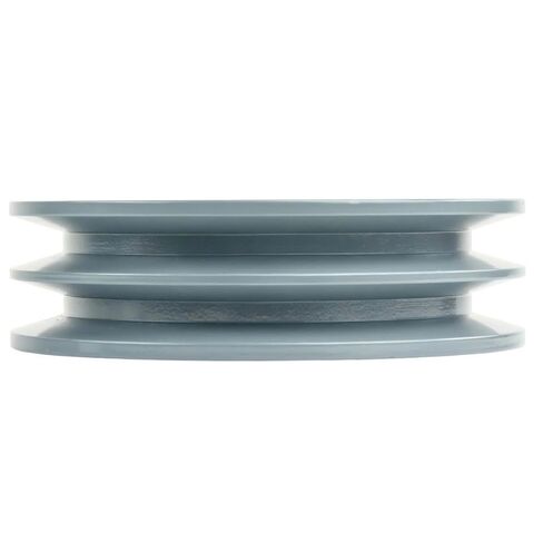 2BK65H/H-5/8 Compressor 6.25" Dual Groove Pulley - for Masterdrive Mechanical Power Transmis Part - Cast Iron Pulley Replacement/Belt B Section 5L w/ 5/8" Sheave Bushing Gray Solid Steel in Saudi Arabia