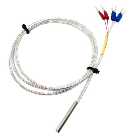 Four-Core Wire PT100 Type Thermocouple Sensor PT100 RTD Thermocouple(Length 2m) in Kuwait