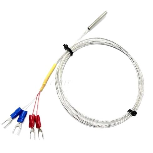 Four-Core Wire PT100 Type Thermocouple Sensor PT100 RTD Thermocouple(Length 2m) in Kuwait