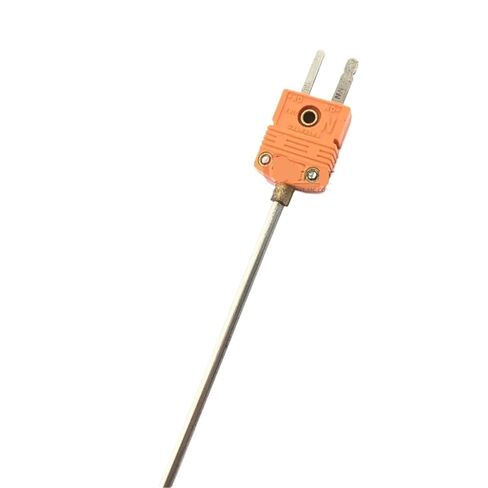 High Temperature Stainless Steel Type N Thermocouple Probe 3 * 300mm with Connector in Kuwait