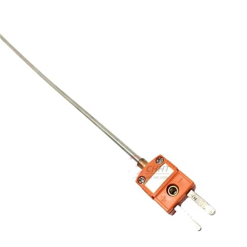 High Temperature Stainless Steel Type N Thermocouple Probe 3 * 300mm with Connector in Kuwait