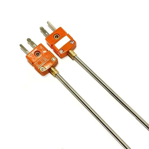 High Temperature Stainless Steel Type N Thermocouple Multi-Length Probe with Connector(D3 L1000) in Kuwait