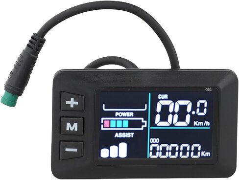 5Pins Electric Bike LCD Display 24V/36V/48V E Bike Control Panel for Handlebars 0.87in Connector No.2 Communication Protocol in Saudi Arabia