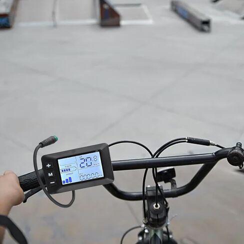 5Pins Electric Bike LCD Display 24V/36V/48V E Bike Control Panel for Handlebars 0.87in Connector No.2 Communication Protocol in Saudi Arabia