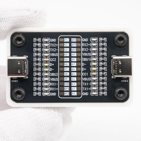 ChargerLAB Power-Z CT001 USB-C Cable Tester, 24-Pin Continuity, Power & Data Transfer Checker with LED Indicators, Compact & Portable in Kuwait