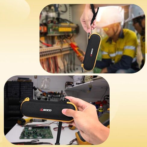 RLSOCO Hard Case for Fluke Networks FIBERLERT-125 Fiber Optic Cable Tester and Detector | Compact Design with YKK Zipper & Scratch Protection (Case Only) in Kuwait