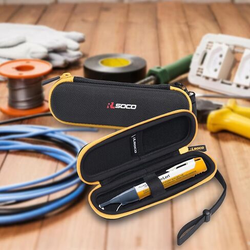 RLSOCO Hard Case for Fluke Networks FIBERLERT-125 Fiber Optic Cable Tester and Detector | Compact Design with YKK Zipper & Scratch Protection (Case Only) in Kuwait