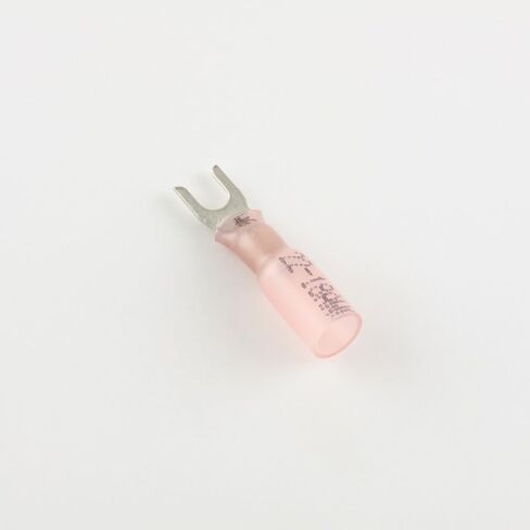 22-18 Ga. Heat-Shrink Fork Terminals, #6 Stud - (Pack of 25) in Saudi Arabia