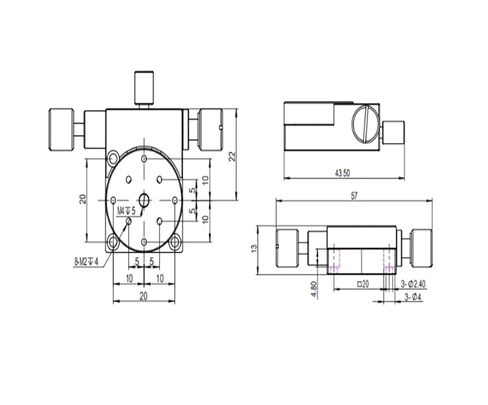 طاولة إمالة دوارة دقيقة LSD-SP-2510R منصة زاوية دقيقة أصلية in Kuwait