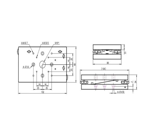 طاولة إمالة دوارة دقيقة LSD-BD-80132 منصة زاوية دقيقة أصلية in Kuwait