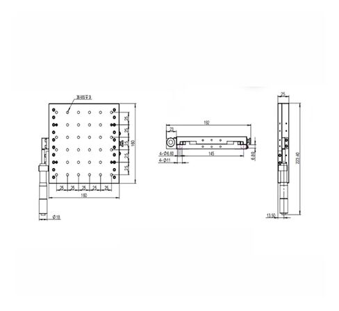 الدقة XY المرحلة LSD-160401R-M6 الوضع الأيسر دليل التعديل الدقيق الأصلي in Kuwait
