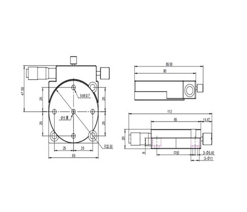 طاولة إمالة دوارة دقيقة LSD-SP-6510R منصة زاوية دقيقة أصلية in Kuwait