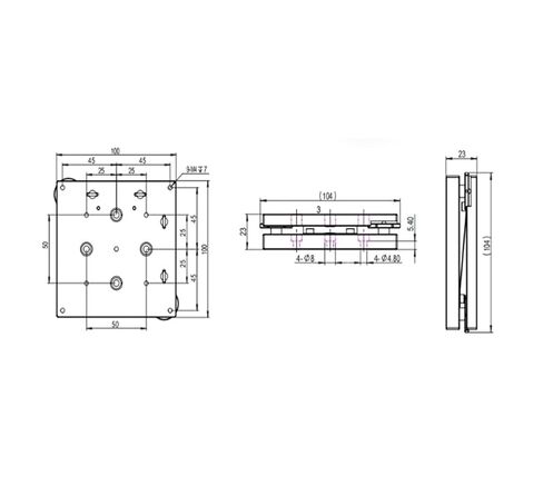 طاولة إمالة دوارة دقيقة LSD-BD-1004 منصة زاوية دقيقة أصلية in Kuwait