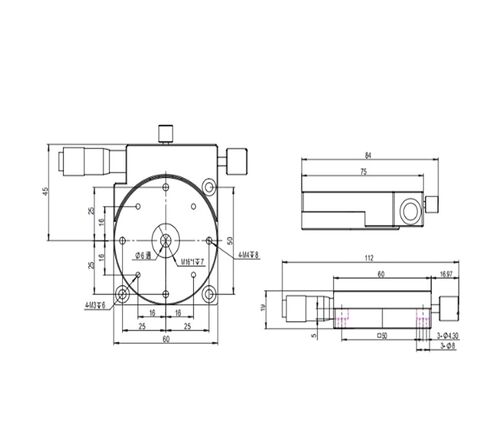 طاولة إمالة دوارة دقيقة LSD-SP-6010R منصة زاوية دقيقة أصلية in Kuwait