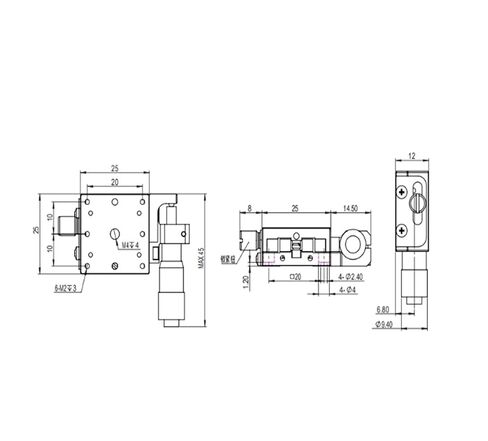طاولة إمالة دوارة دقيقة LSD-2561R منصة زاوية دقيقة للوضع الأيمن أصلية in Kuwait