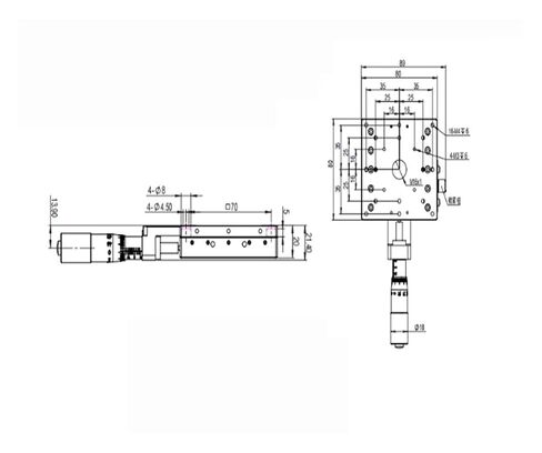 الدقة XY المرحلة LSD-80251CR دليل الموضع المركزي الضبط الدقيق الأصلي in Kuwait