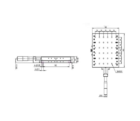 الدقة XY المرحلة LSD-160401CL-M6 دليل الموضع المركزي التعديل الدقيق الأصلي in Kuwait