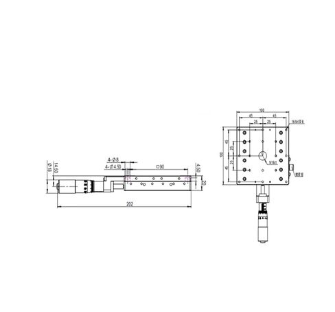 الدقة XY المرحلة LSD-120401CR دليل الموضع المركزي الضبط الدقيق الأصلي in Kuwait