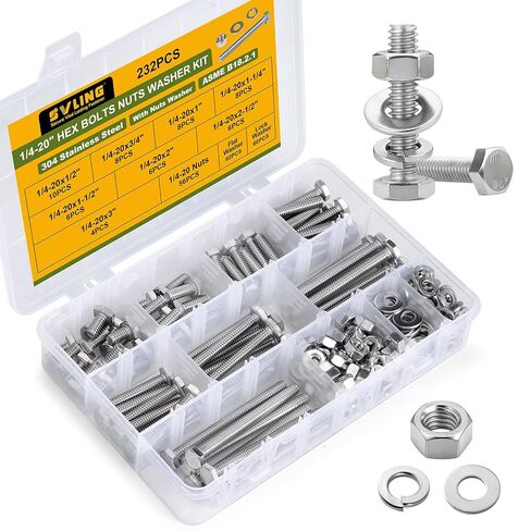 M6-1.0 Bolt Flange Hex Bolt Assortment,360Pcs Metric Bolts and Nuts Kit Serrated Flange Nuts Washers,10.9 Alloy Steel Black Zinc Plated (M6x12/16/20/25/30mm) in Kuwait