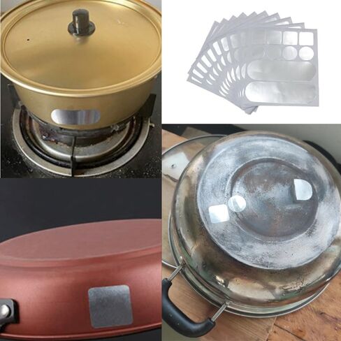 30 Sheet Aluminum Foil Duct Tape Seals Pre-Cut Silver Metal Adhesive Duct Patches for HVAC Ductwork Sealing Dryer Vent Exhaust Duct Hose Copper Tube Furnace Kitchen Cookware Pots Pans Skillet in Saudi Arabia