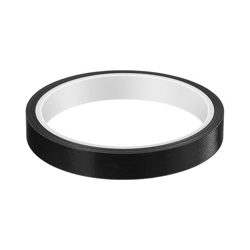 1 لفة شريط مقاوم للحرارة، شريط نقل الحرارة بدرجة حرارة عالية، أشرطة لاصقة من فيلم PTFE، سطح أملس مقاوم للماء، عرض 1/2 بوصة، طول 10 متر / 33 قدم، أسود بعرض 0.5 بوصة in Saudi Arabia