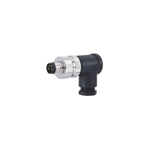 M8 Connector A-Code 3Pin Male Elbow Assembly Industrial Waterproof Connector Plastic Housing in Kuwait