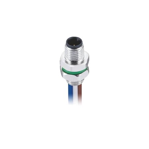 M5 Connector 3Pin A-Code Board end Male Socket Rear Lock with Wire Waterproof Connector in Kuwait