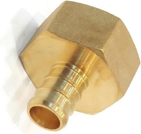 قطعة بديلة لـ 1/2 "X 3/4" Pex Brass Female Npt الخيوط الشائكة تجعيد المناسب B1RO-p00046 in Saudi Arabia