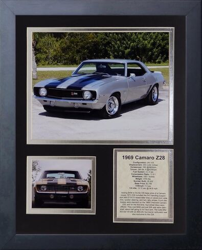 مجموعة صور مؤطرة من Legends Never Die 1969 Chevy Camaro Z28، 11 بوصة × 14 بوصة in Saudi Arabia