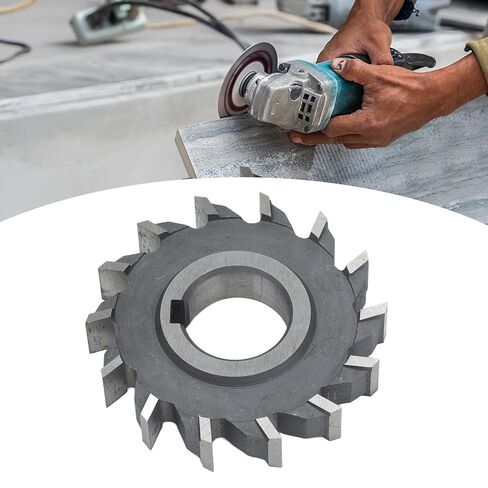 High Speed Steel Milling Cutter Straight Tooth Cutter Sturdy Long Lasting High Temperature Quenching Smooth Accurate Cuts for Precise Finishing in Saudi Arabia